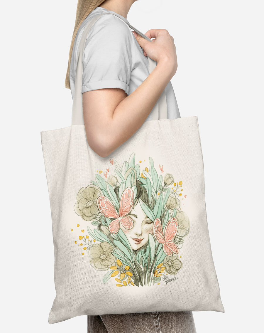 Tote Bag Flora Color Natural