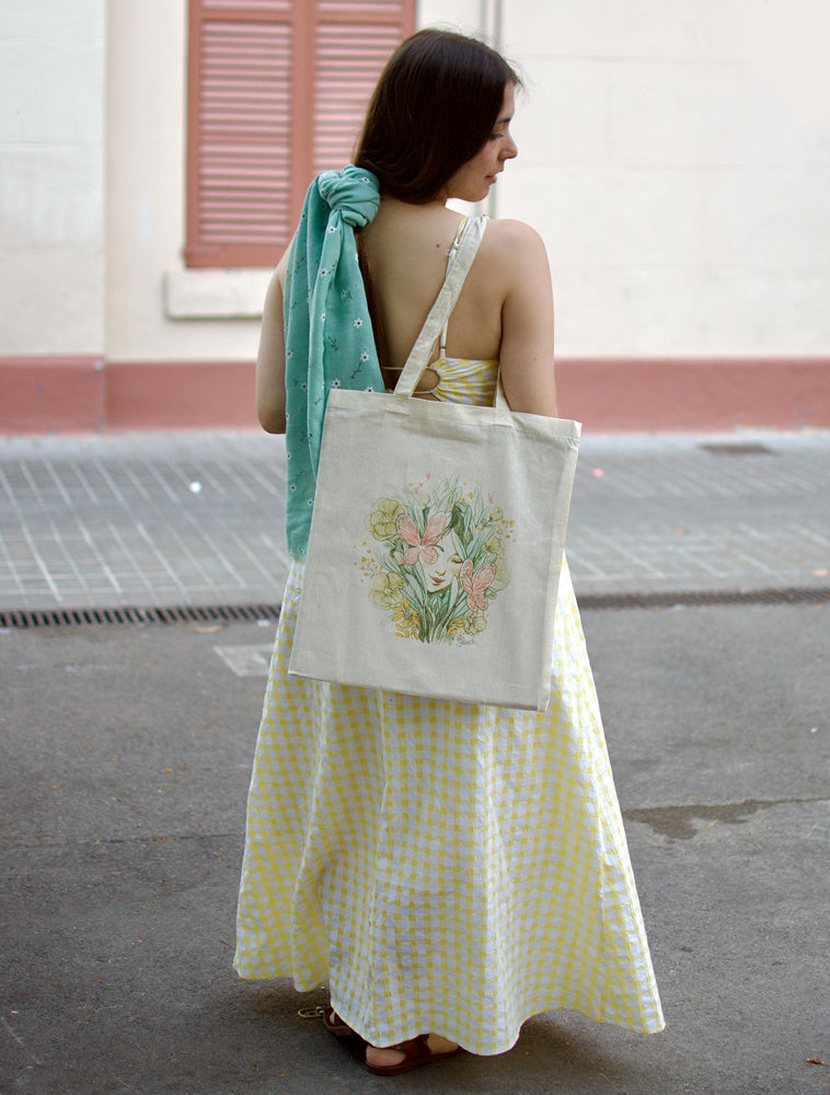 Tote Bag Flora Color Natural