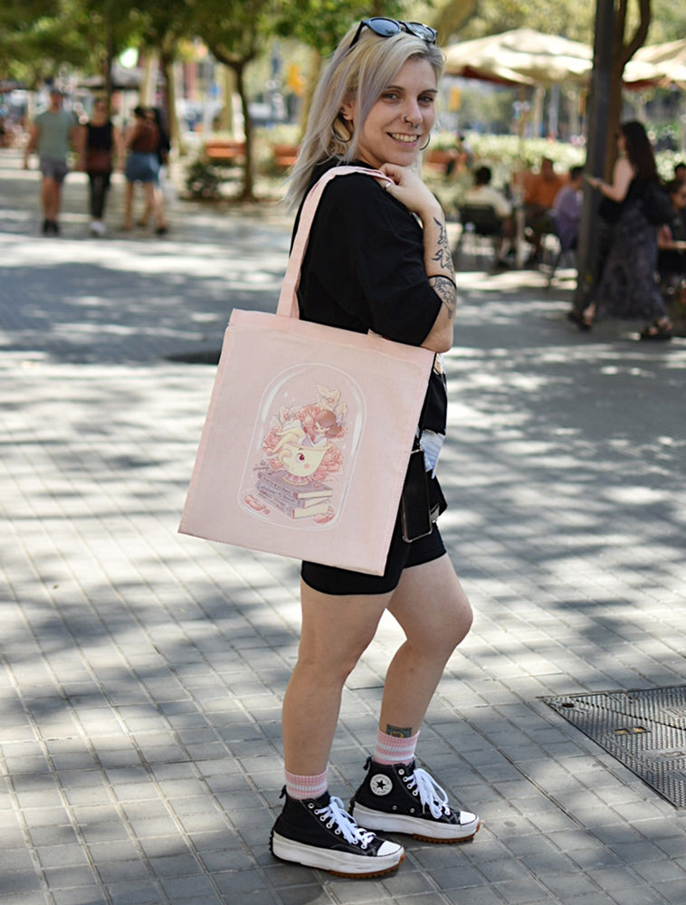 ToteBag Bella y Chip Color Rosa Claro