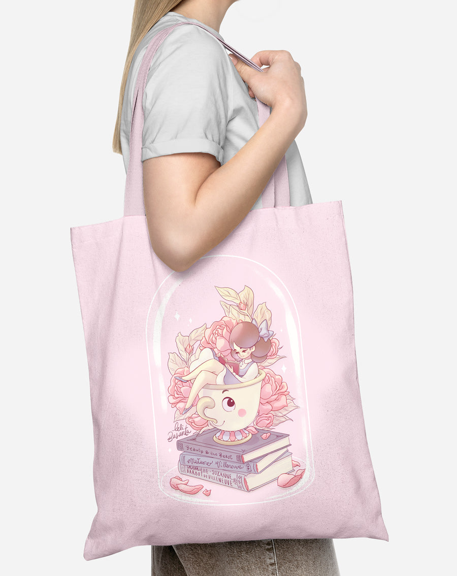 ToteBag Bella y Chip Color Rosa Claro