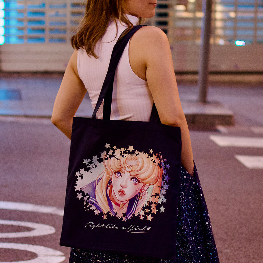 ToteBag Sailor Moon Redraw Color Azul Oscuro