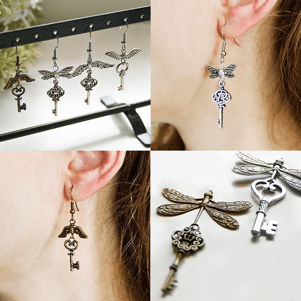 Pendientes Bronce Flying Key