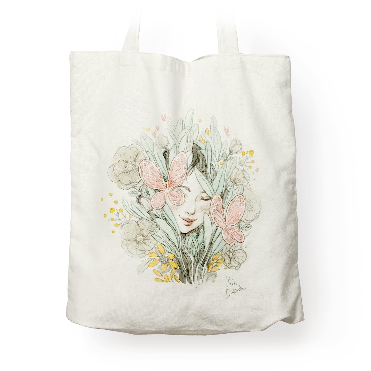 Tote Bag Flora Color Natural