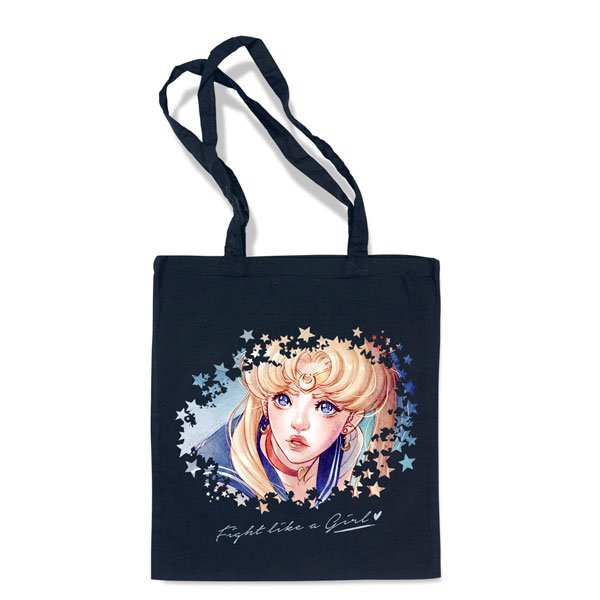 ToteBag Sailor Moon Redraw Color Azul Oscuro